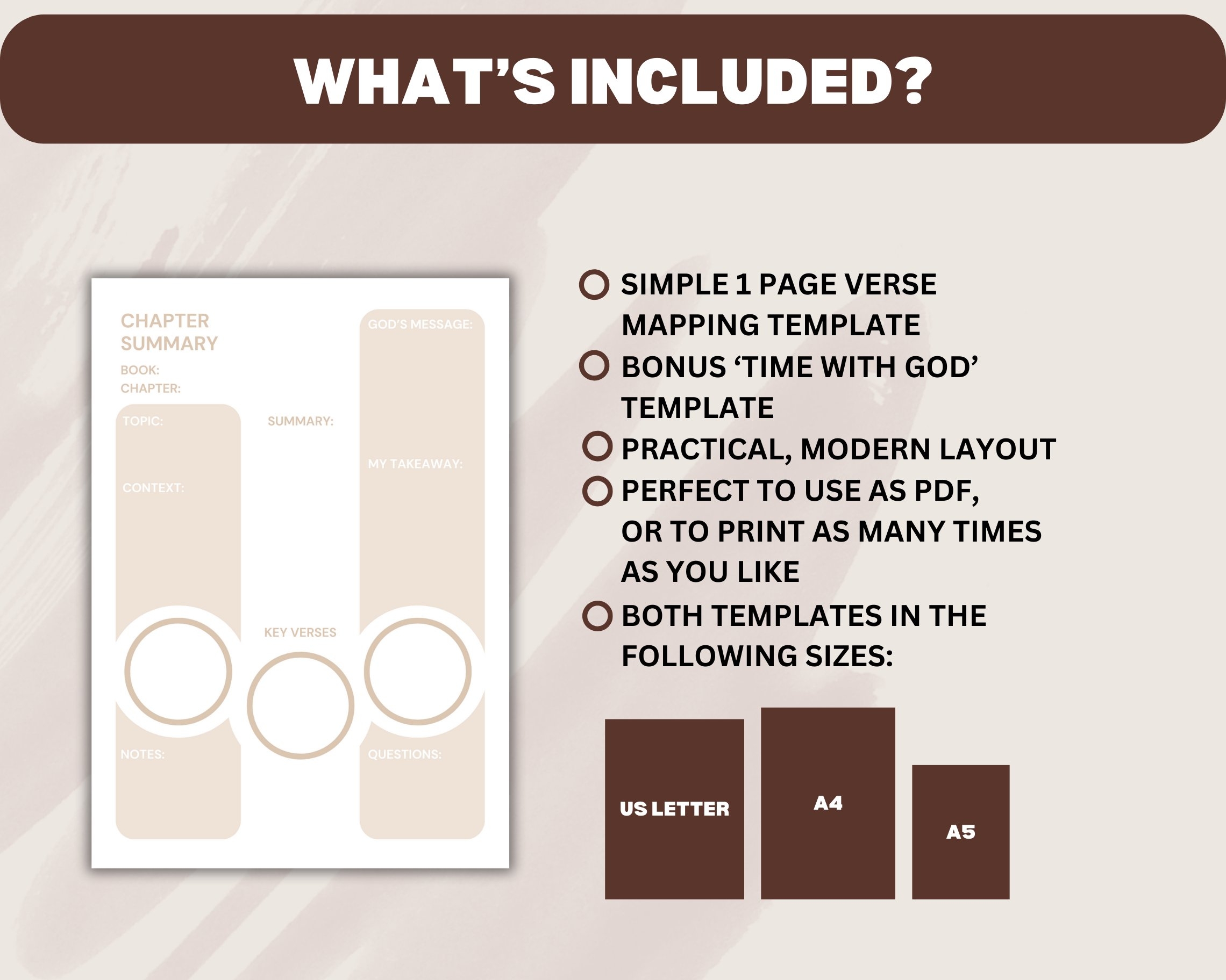 Printable Verse Mapping Free Download