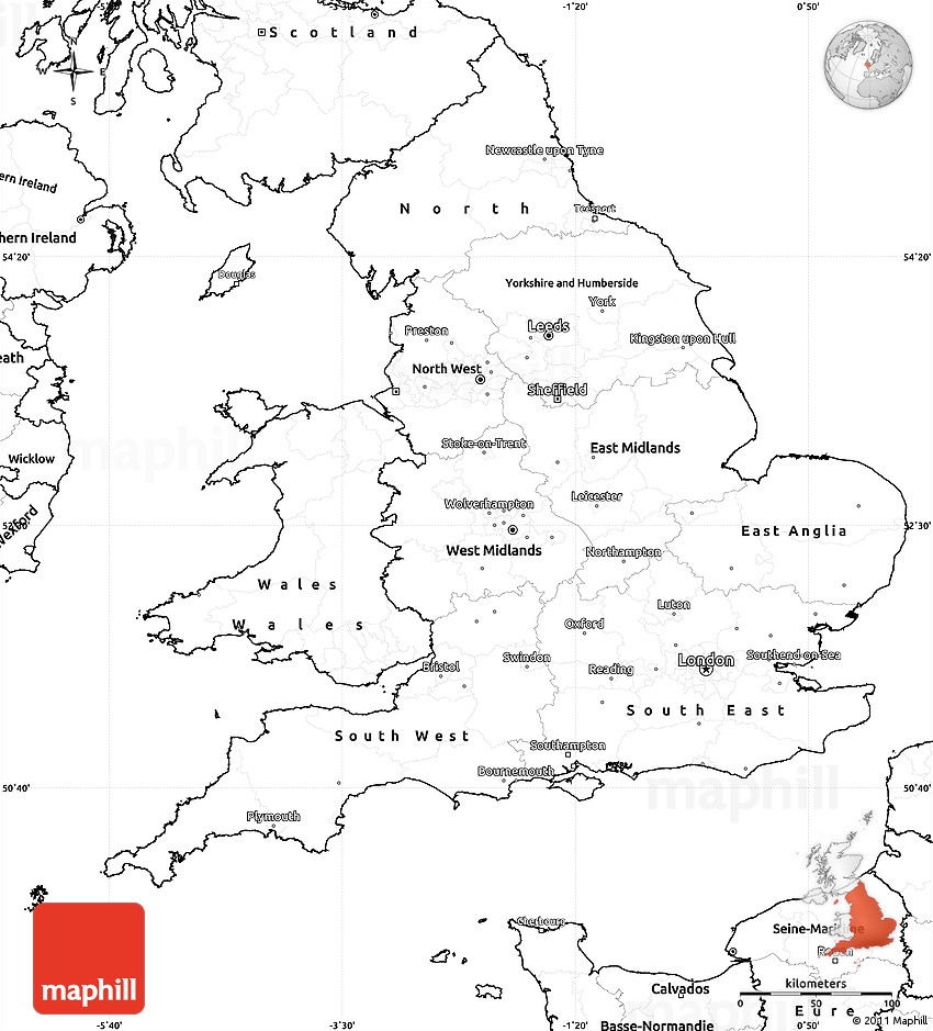 Blank map counties england wales British Hop Association Worksheets Library