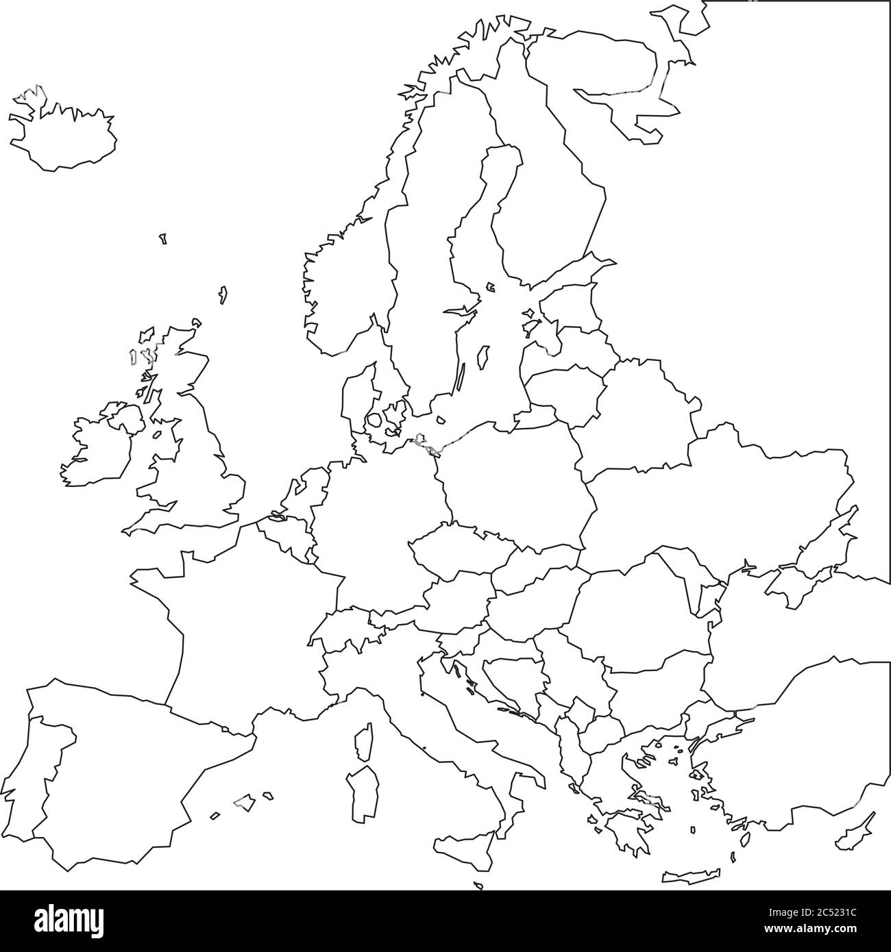 Printable Blank Map Of Medieval Europe