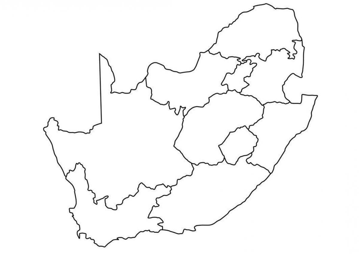 Blank Map Of South Africa Outline Map And Vector Map Of South Africa Blank Map Of South Africa Outline Map And Vector Map Of South Africa