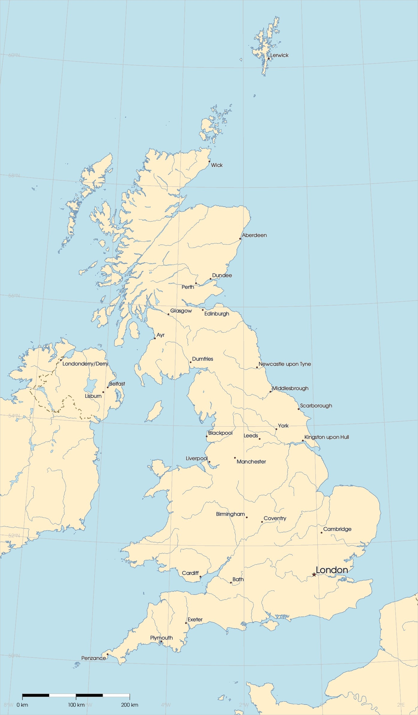 Blank Map Of United Kingdom UK Outline Map And Vector Map Of Worksheets Library