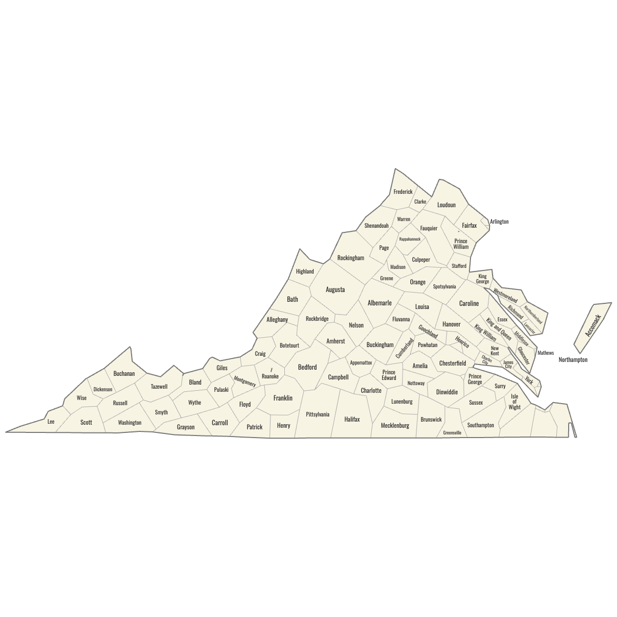 Virginia Map Outline Printable Virginia Map Outline Printable