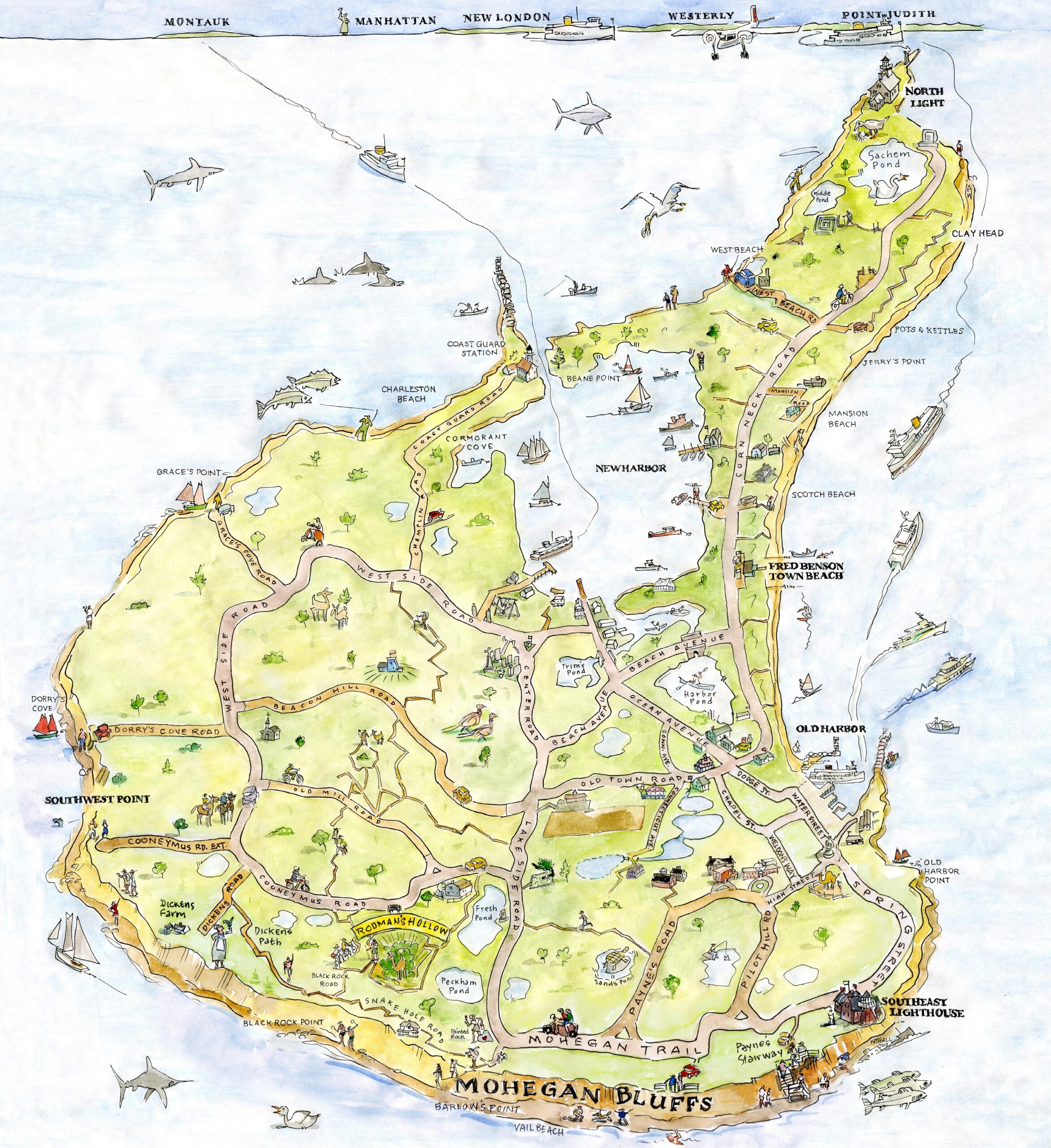 Block Island Map 2022 By Graphic Travels Issuu Block Island Map 2022 By Graphic Travels Issuu