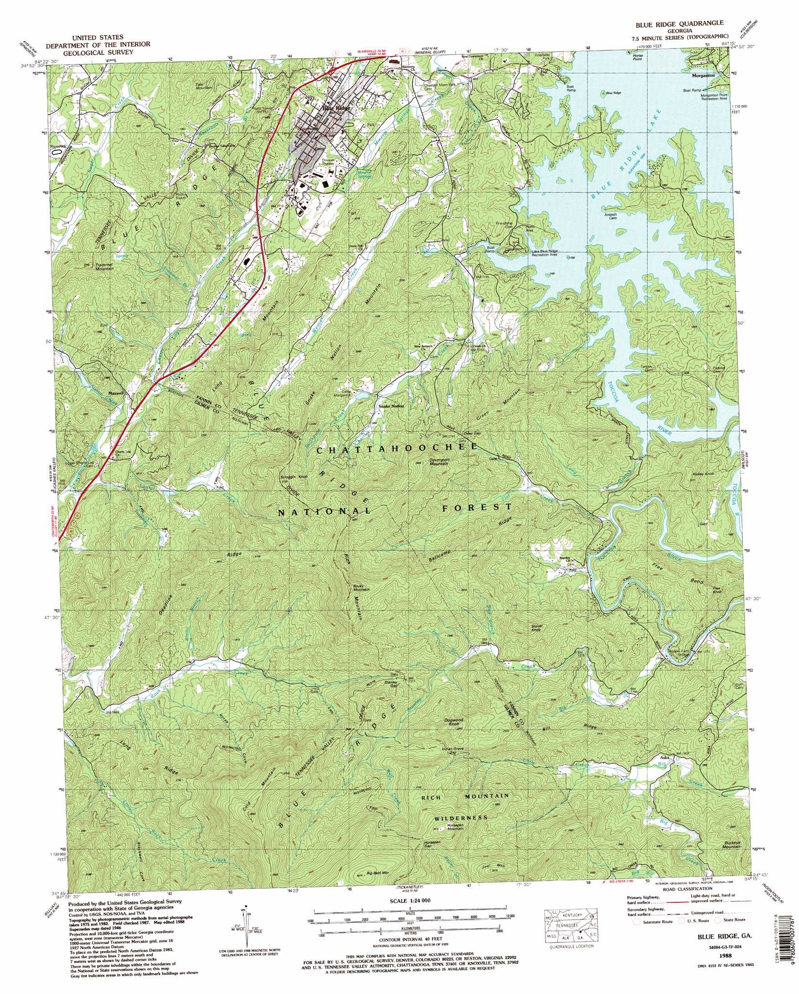 Free Printable Topographic Map North Georgia Free Printable Topographic Map North Georgia