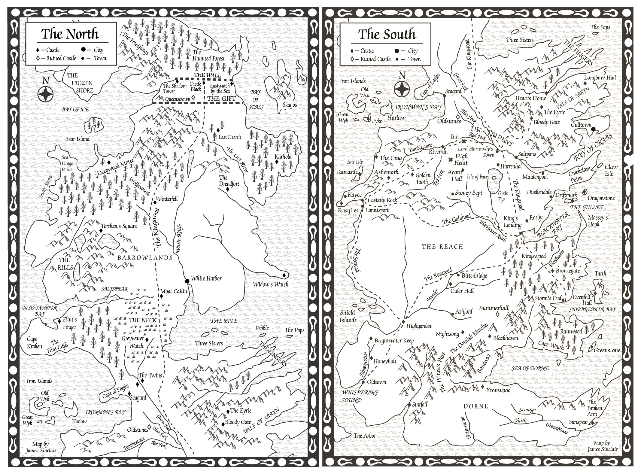 Game Of Thrones Map Printable Game Of Thrones Map Printable