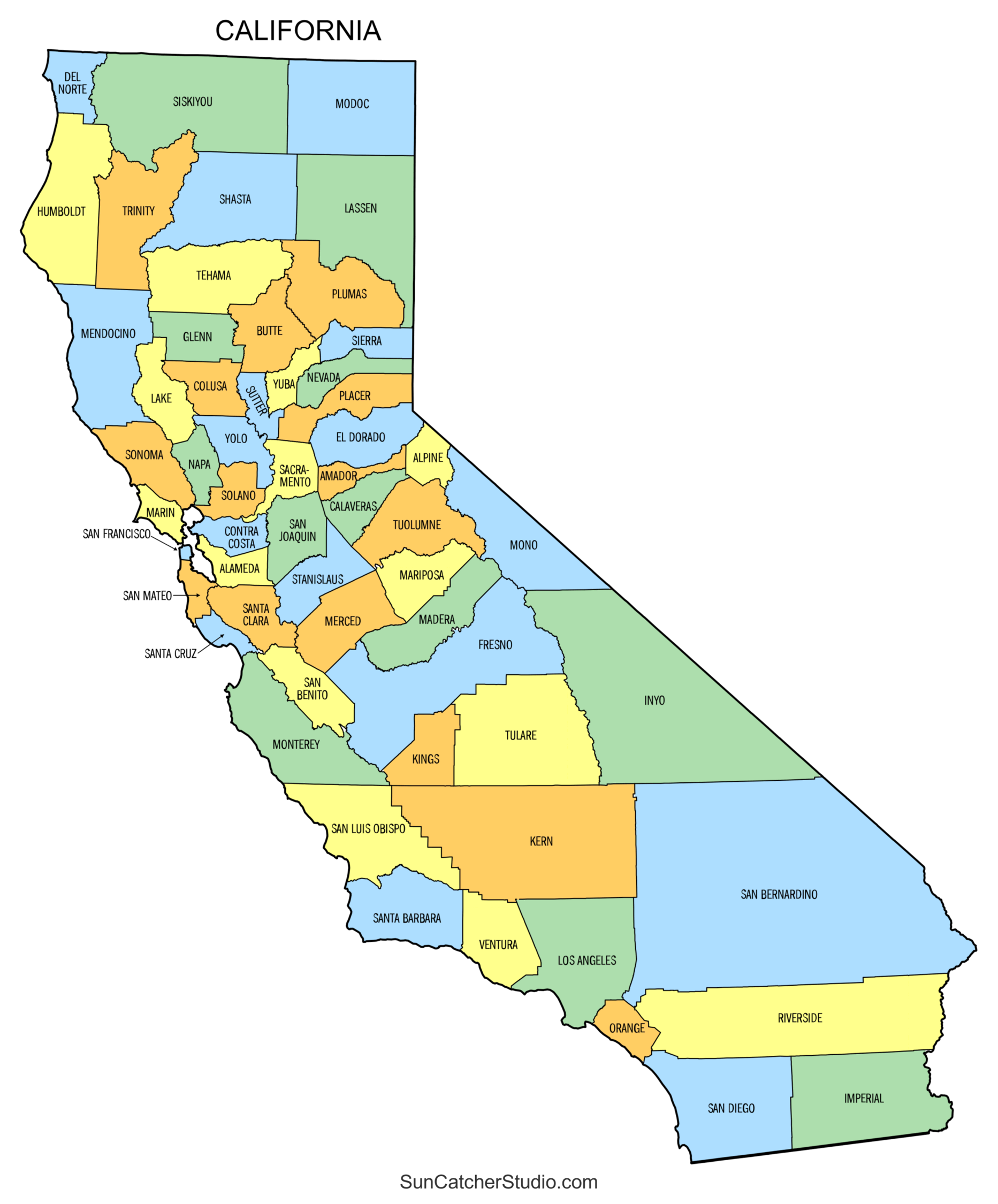 California County Map Printable State Map With County Lines Free Printables Monograms Design Tools Patterns DIY Projects California County Map Printable State Map With County Lines Free Printables Monograms Design Tools Patterns DIY Projects