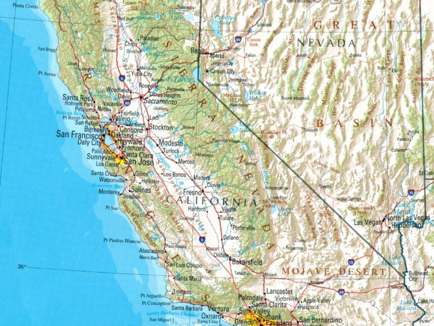 California Reference Map