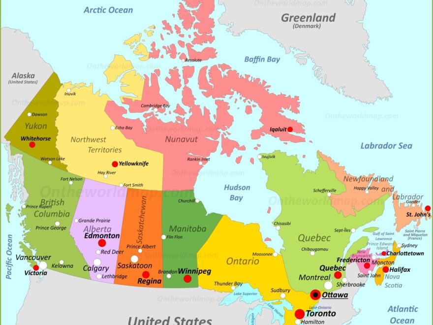 Canada Map Detailed Maps Of Canada