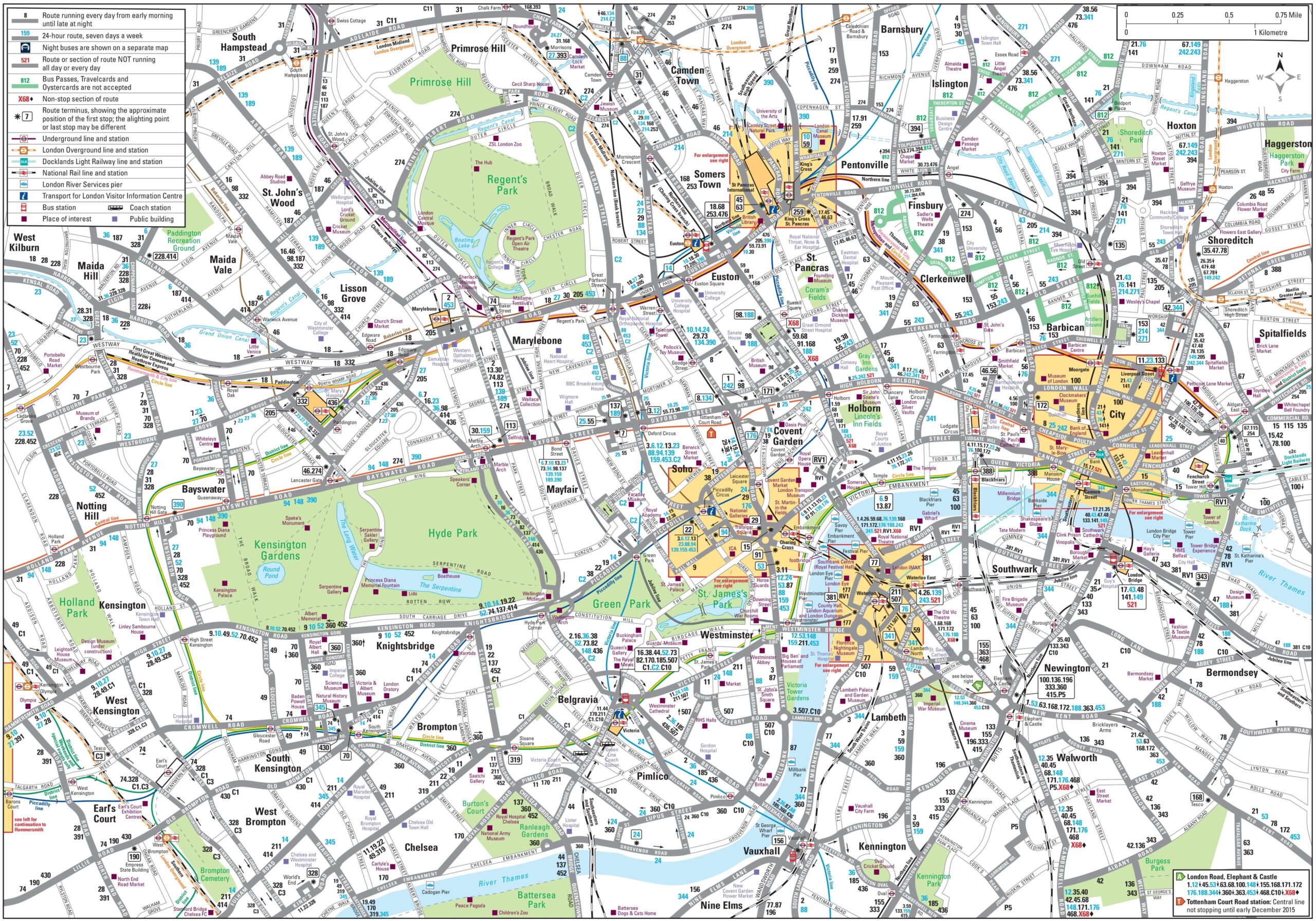 Printable Map Of London Uk