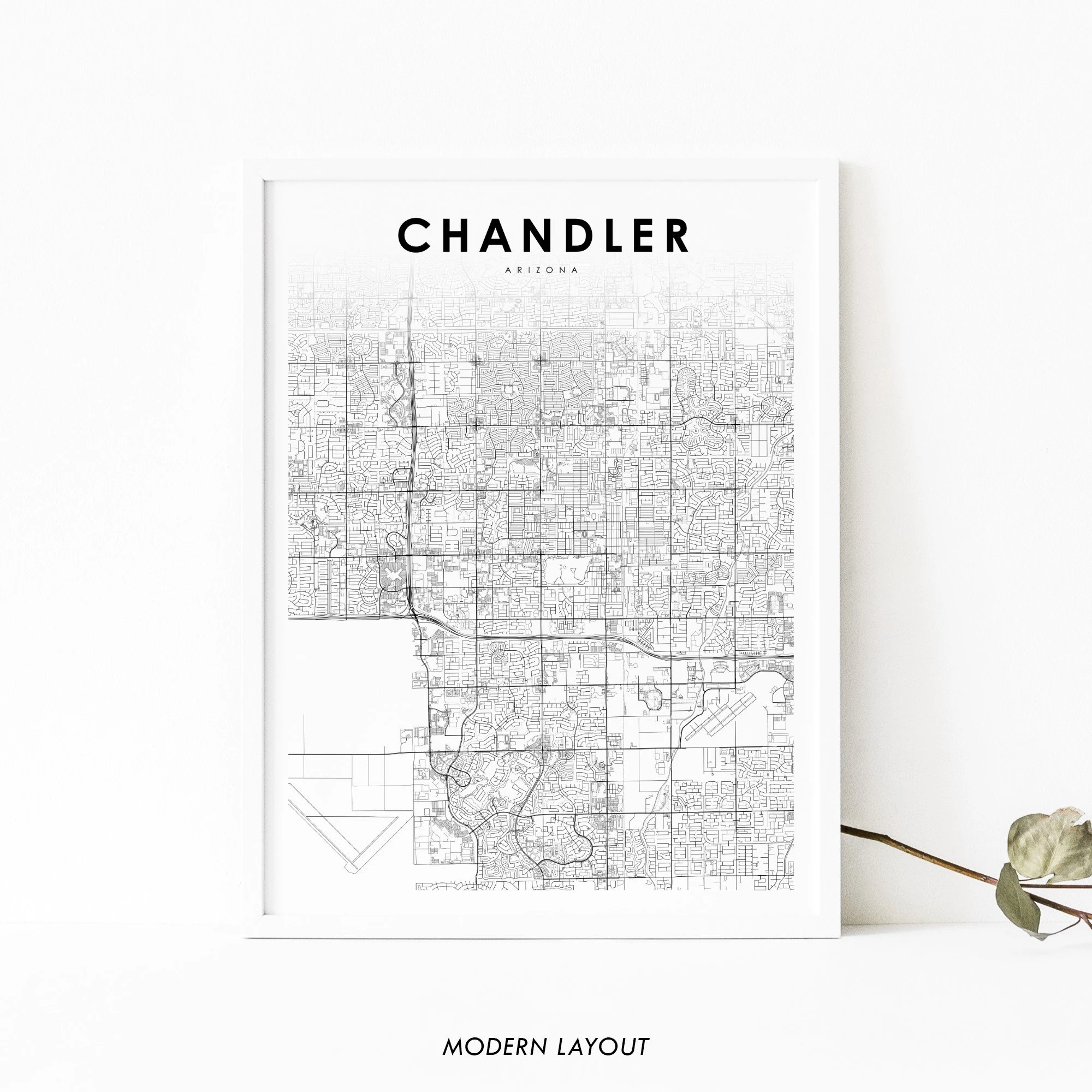 Printable Map Of Chandler Az