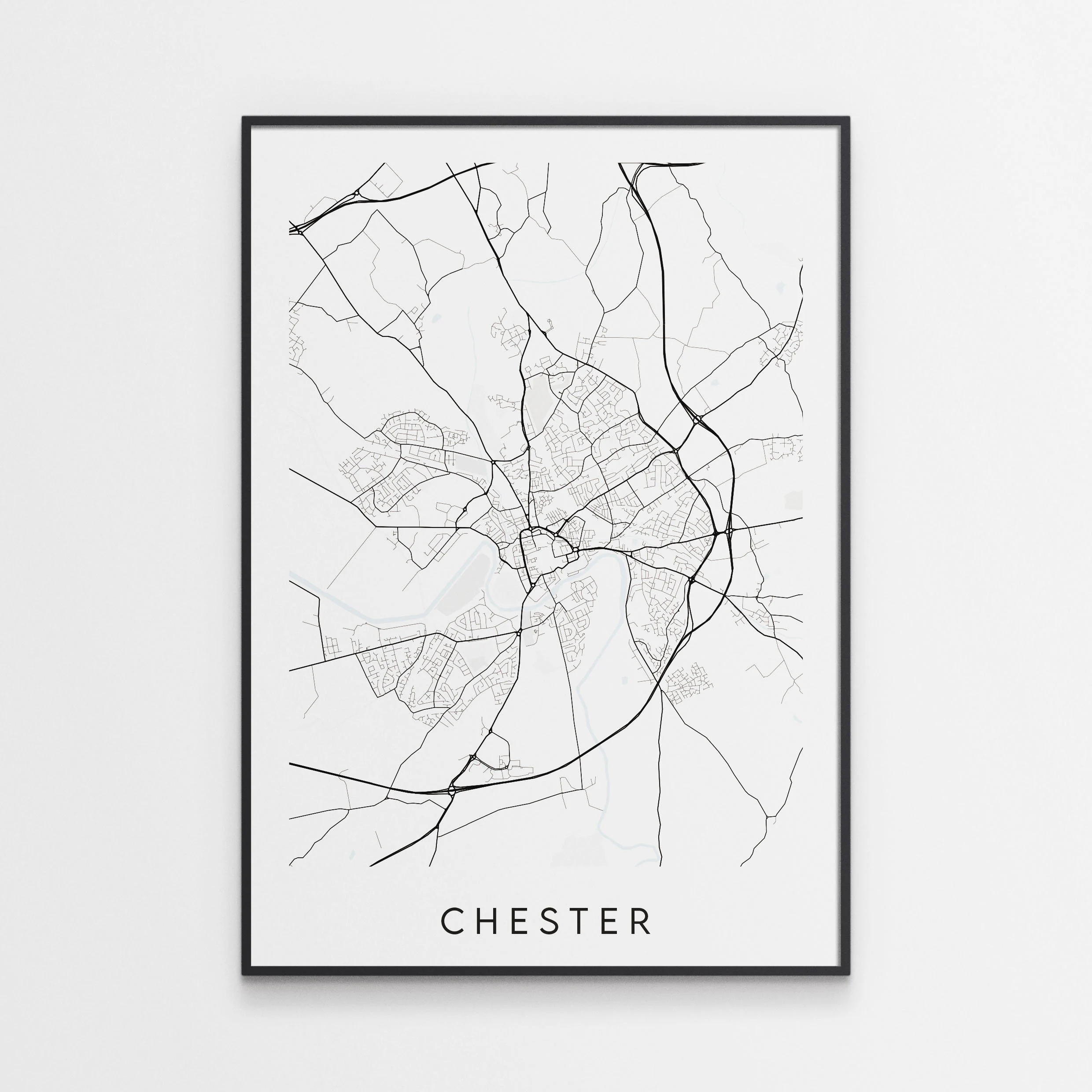 Printable Map Of Chester City Centre