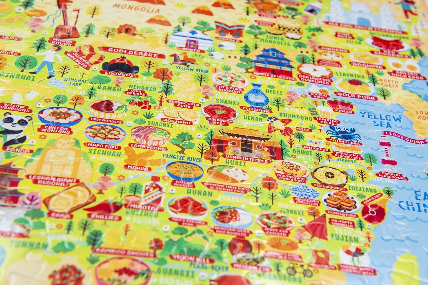 China Map Jigsaw Puzzle 300 Pieces Premium Fun Colourful