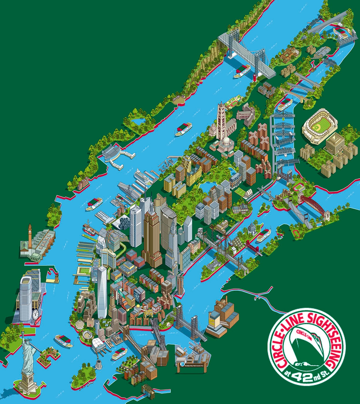 Manhattan Attractions Map Printable