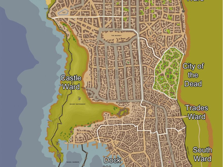 City Of Waterdeep Map With All Locations Page 2
