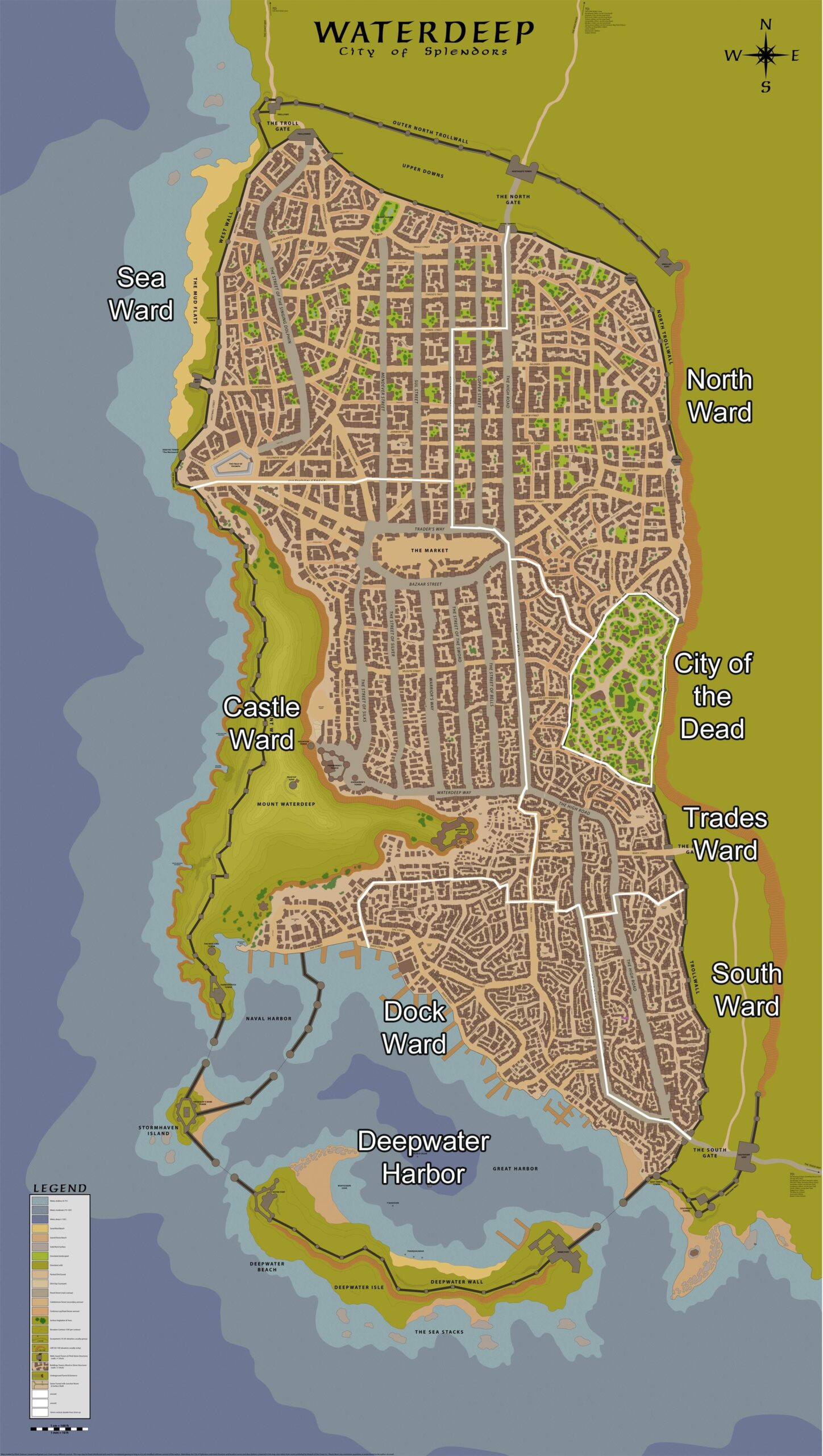 City Of Waterdeep Map With All Locations Page 2 City Of Waterdeep Map With All Locations Page 2