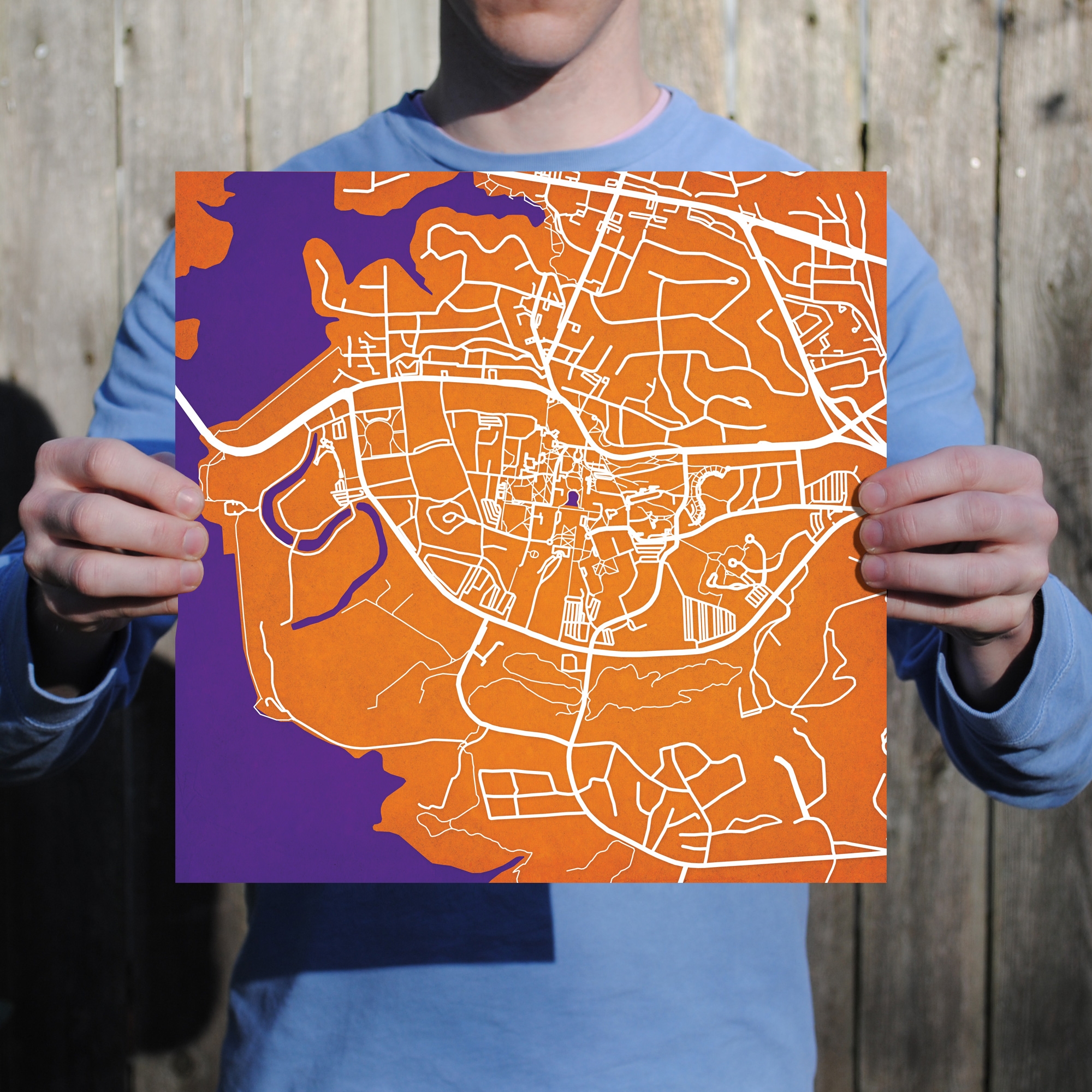Clemson University Campus Map Printable