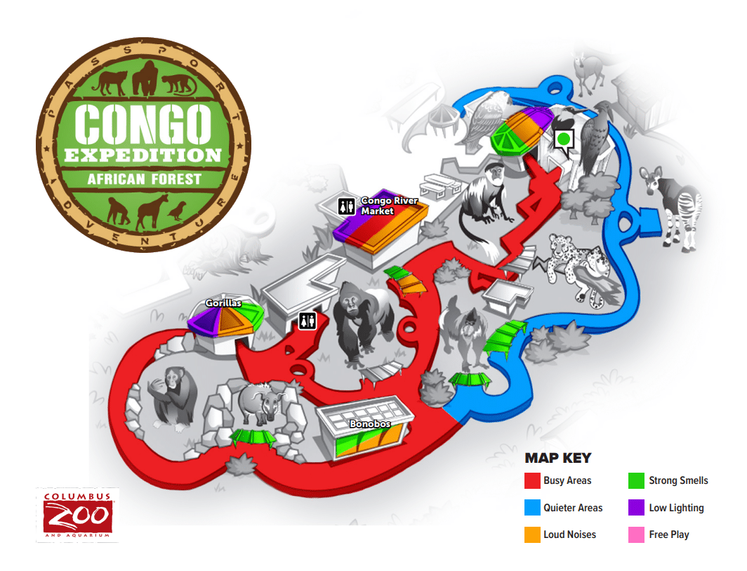 Columbus Zoo Map Printable