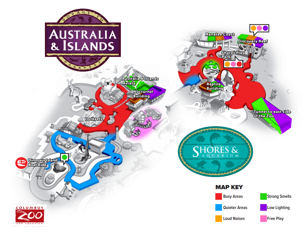Columbus Zoo And Aquarium Map And Brochure 2025 2023 ThemeParkBrochures