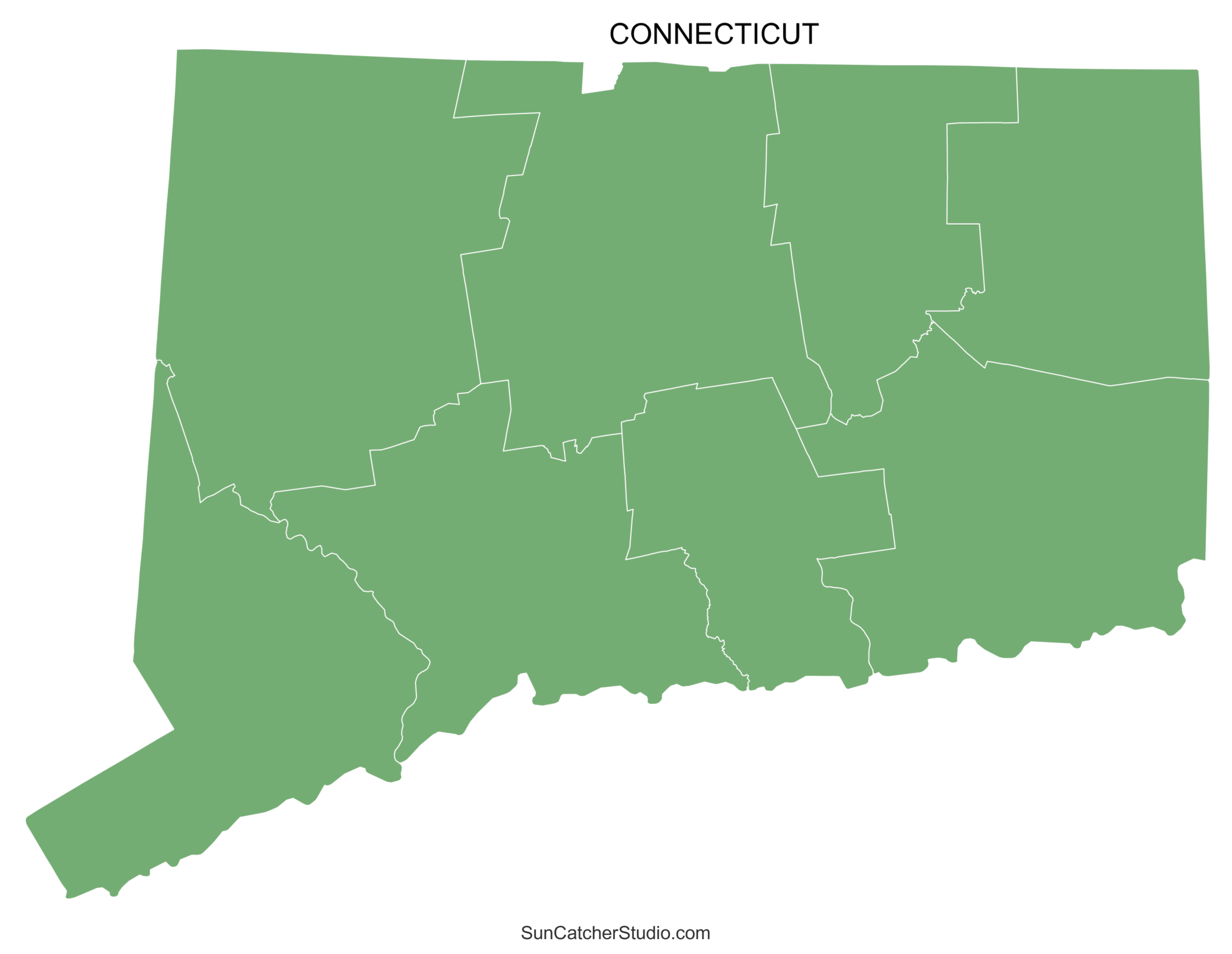 Connecticut County Map Printable State Map With County Lines Free Printables Monograms Design Tools Patterns DIY Projects
