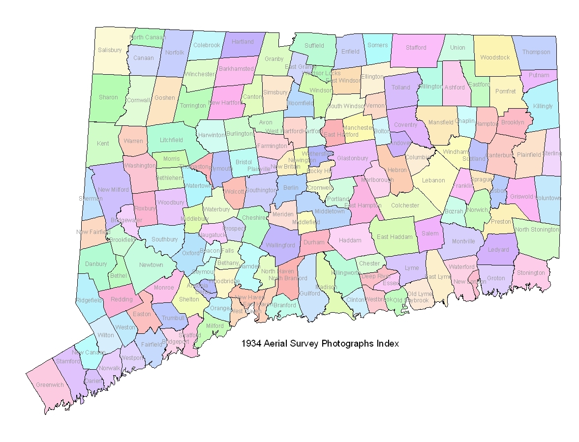Connecticut State Map Printable