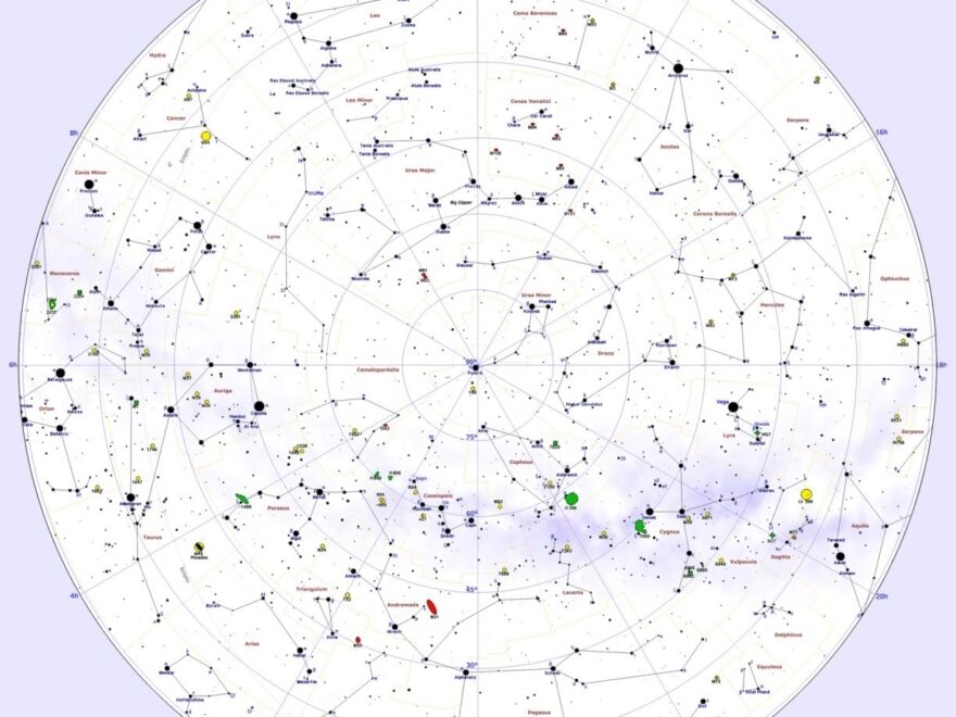Constellation Map Constellation Guide Worksheets Library