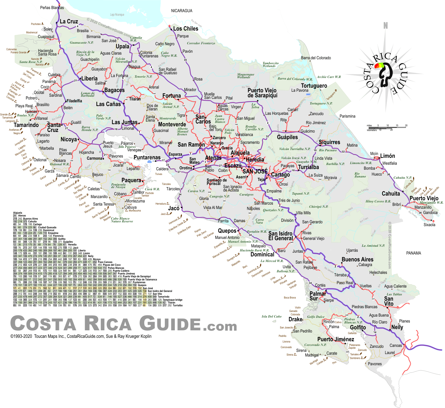 Costa Rica Free Printable Map Download Costa Rica Free Printable Map Download