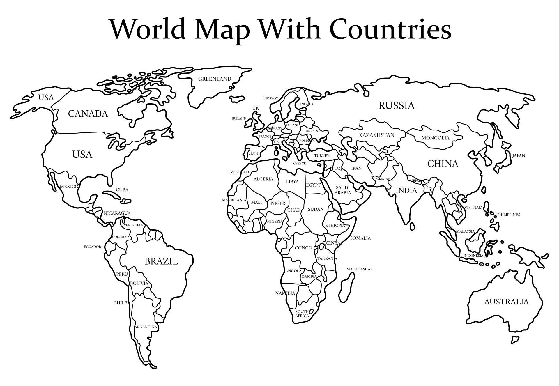 Country Map World Stock Illustrations 637 916 Country Map World Worksheets Library