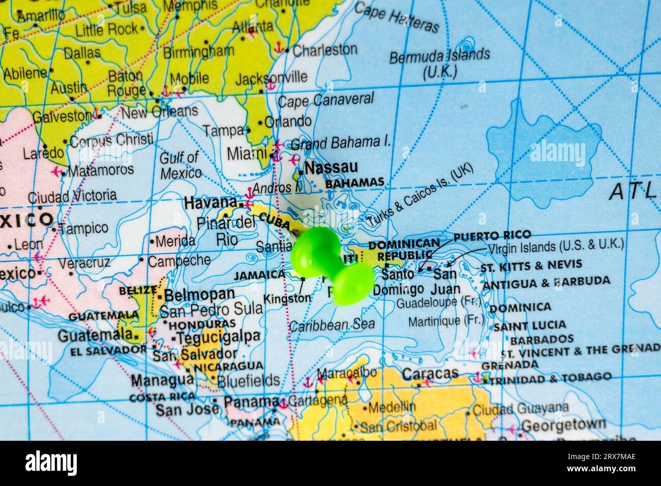 Printable Map With Latitude And Longitude Caribbean