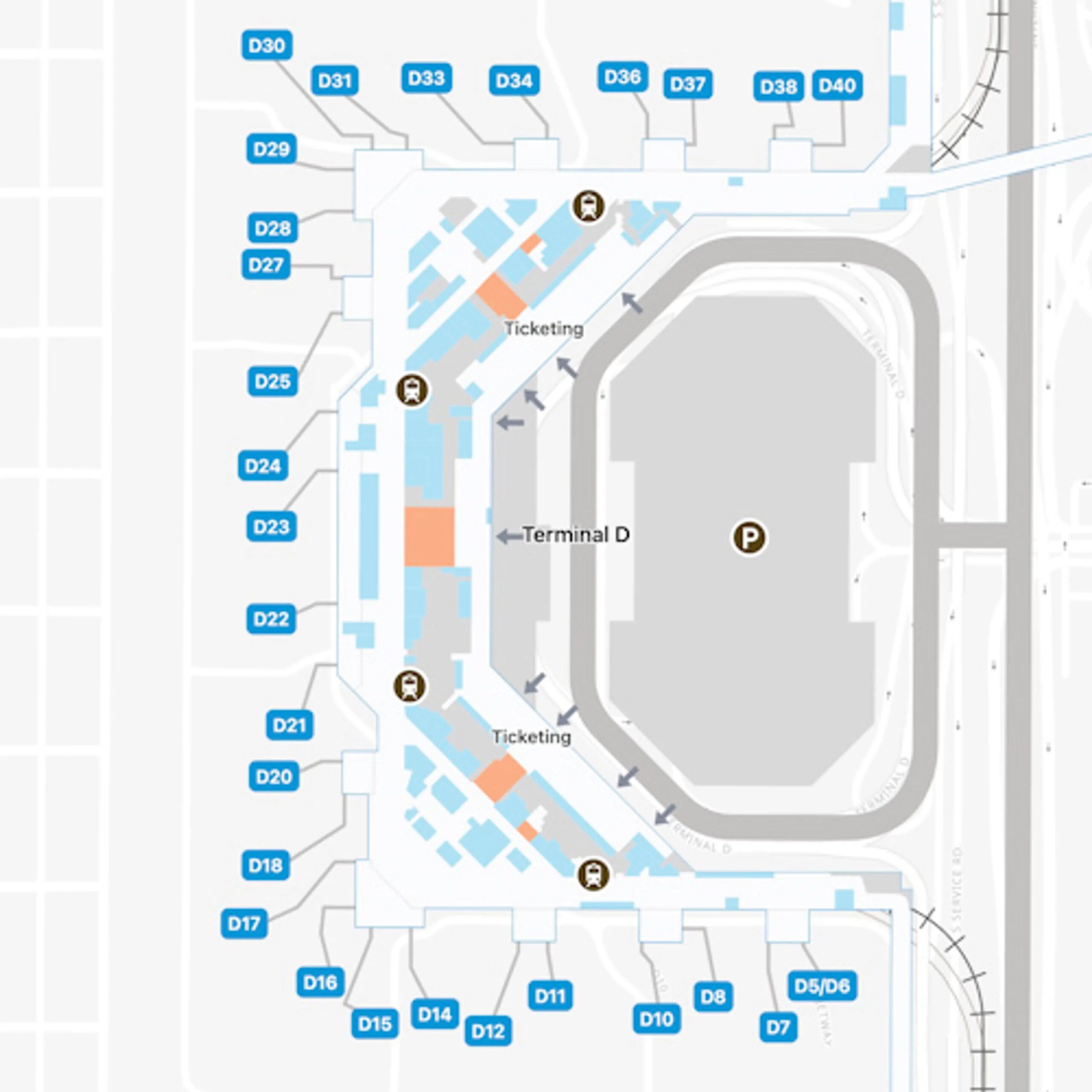 Dallas Fort Worth Airport Terminal D Map Guide Dallas Fort Worth Airport Terminal D Map Guide