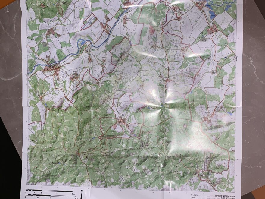 Dayz Livonia Paper Map R dayz