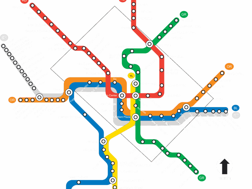 DC Metro Map