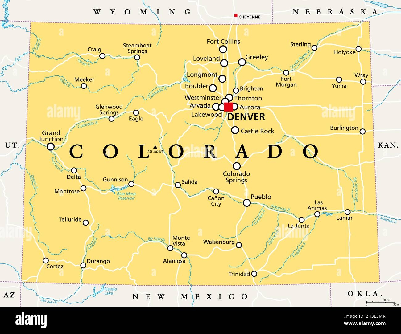 Denver Colorado Map Hi res Stock Photography And Images Alamy Denver Colorado Map Hi res Stock Photography And Images Alamy