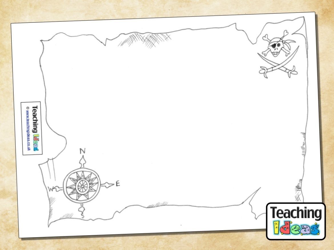 Treasure Map Drawing Printable