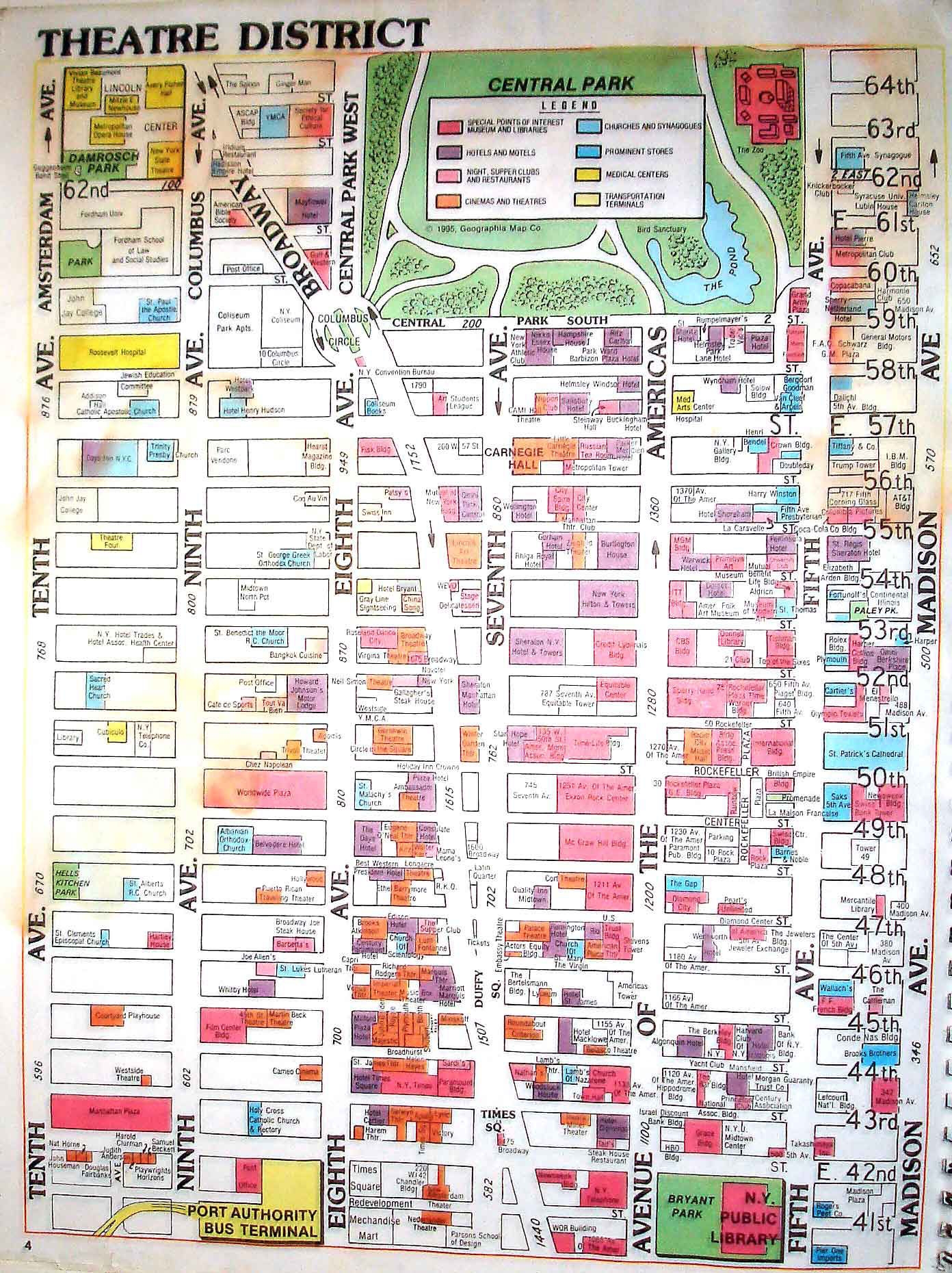 Detailed Theatre District Map Of Manhattan New York New York State USA Maps Of The USA Maps Collection Of The United States Of America Detailed Theatre District Map Of Manhattan New York New York State USA Maps Of The USA Maps Collection Of The United States Of America
