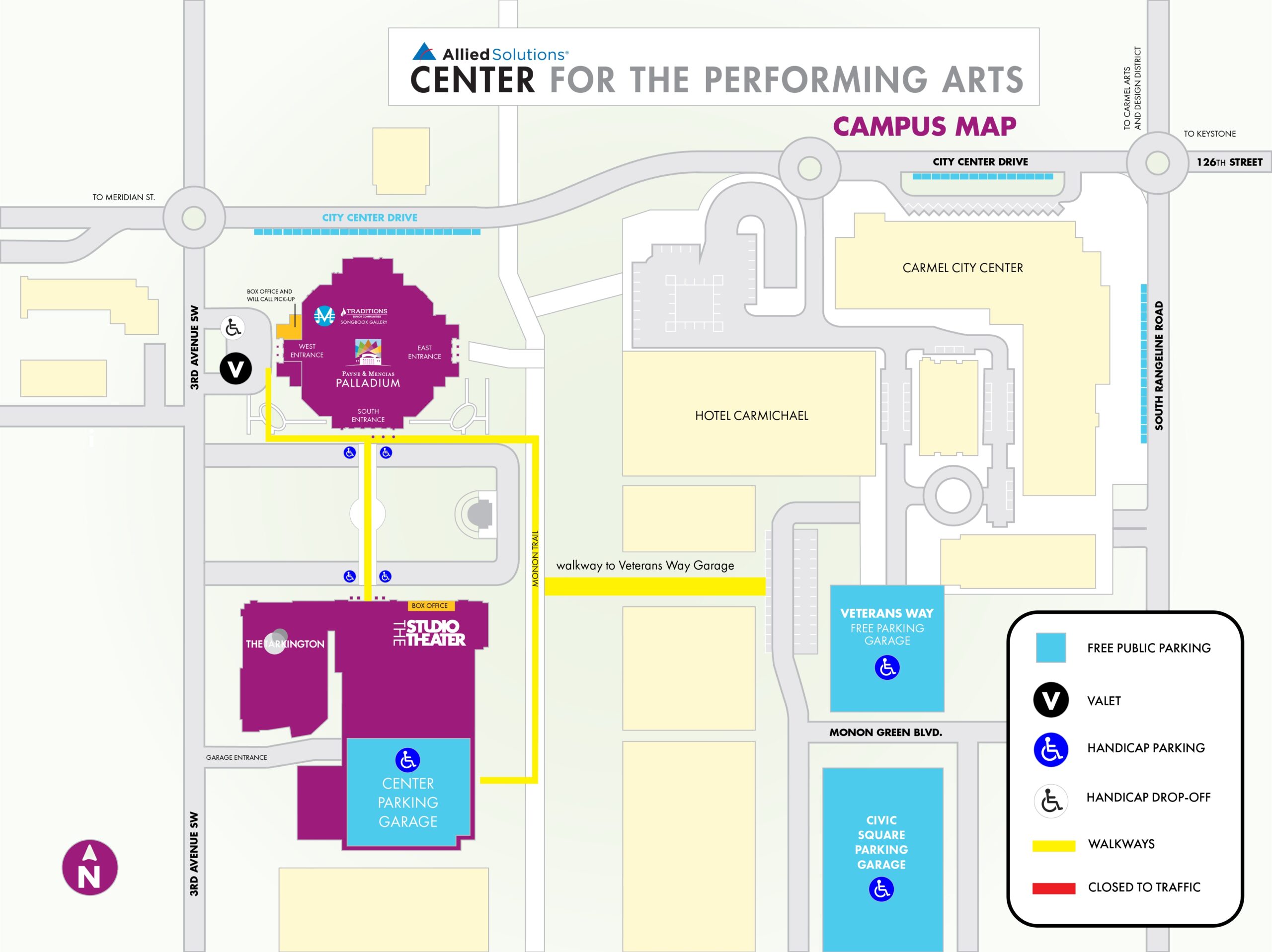 Directions Parking Allied Solutions Center For The Performing Arts Directions Parking Allied Solutions Center For The Performing Arts