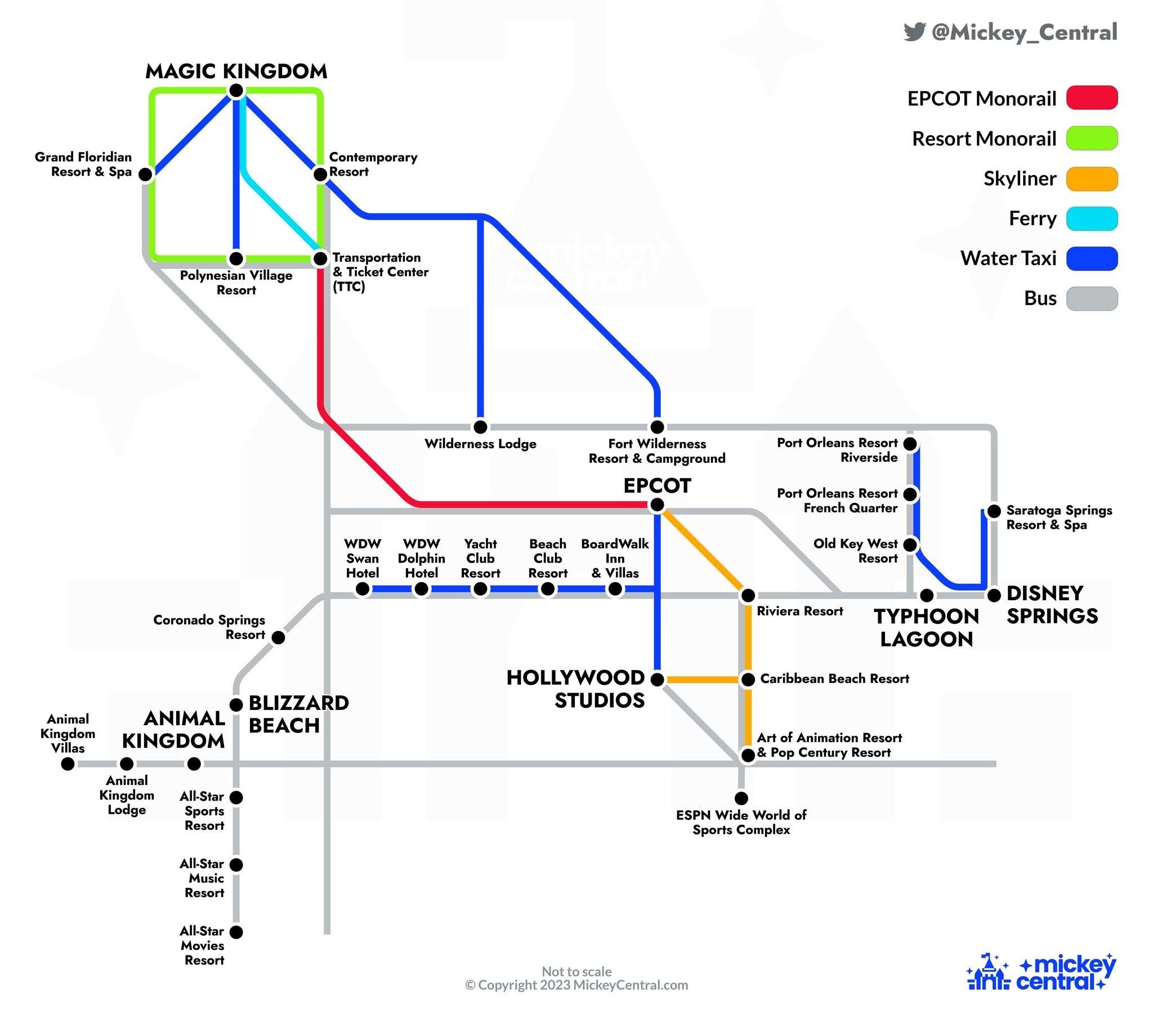 Printable Map For Disney Springs