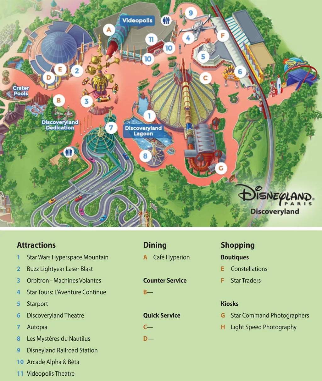 Disneyland Paris Map 2025 DLP Trip