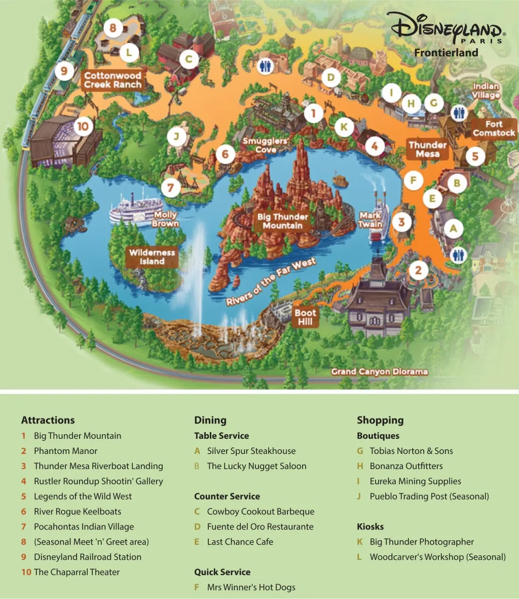 Disneyland Paris Map Printable 2025