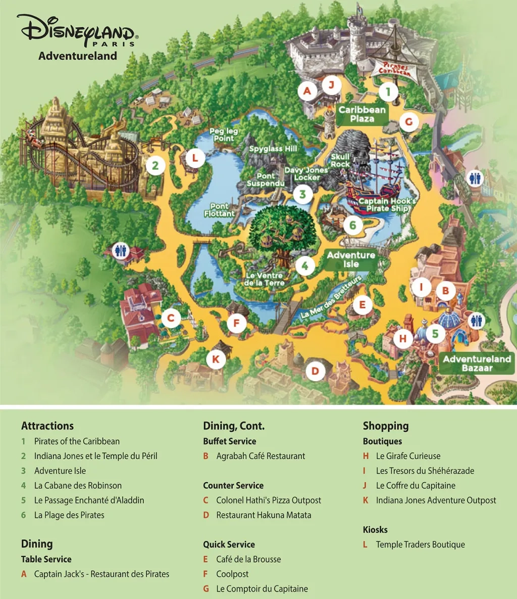 Disneyland Paris Map 2025 DLP Trip
