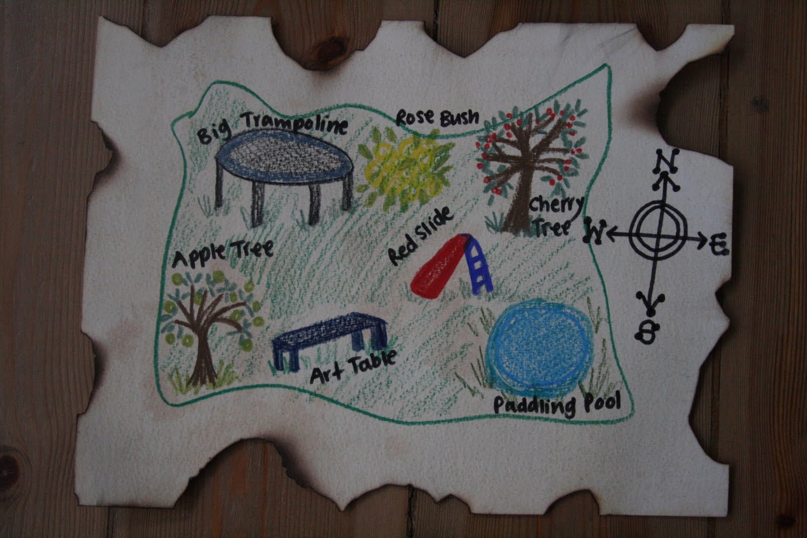 DIY Pirate Map And Treasure Hunt Games The Imagination Tree