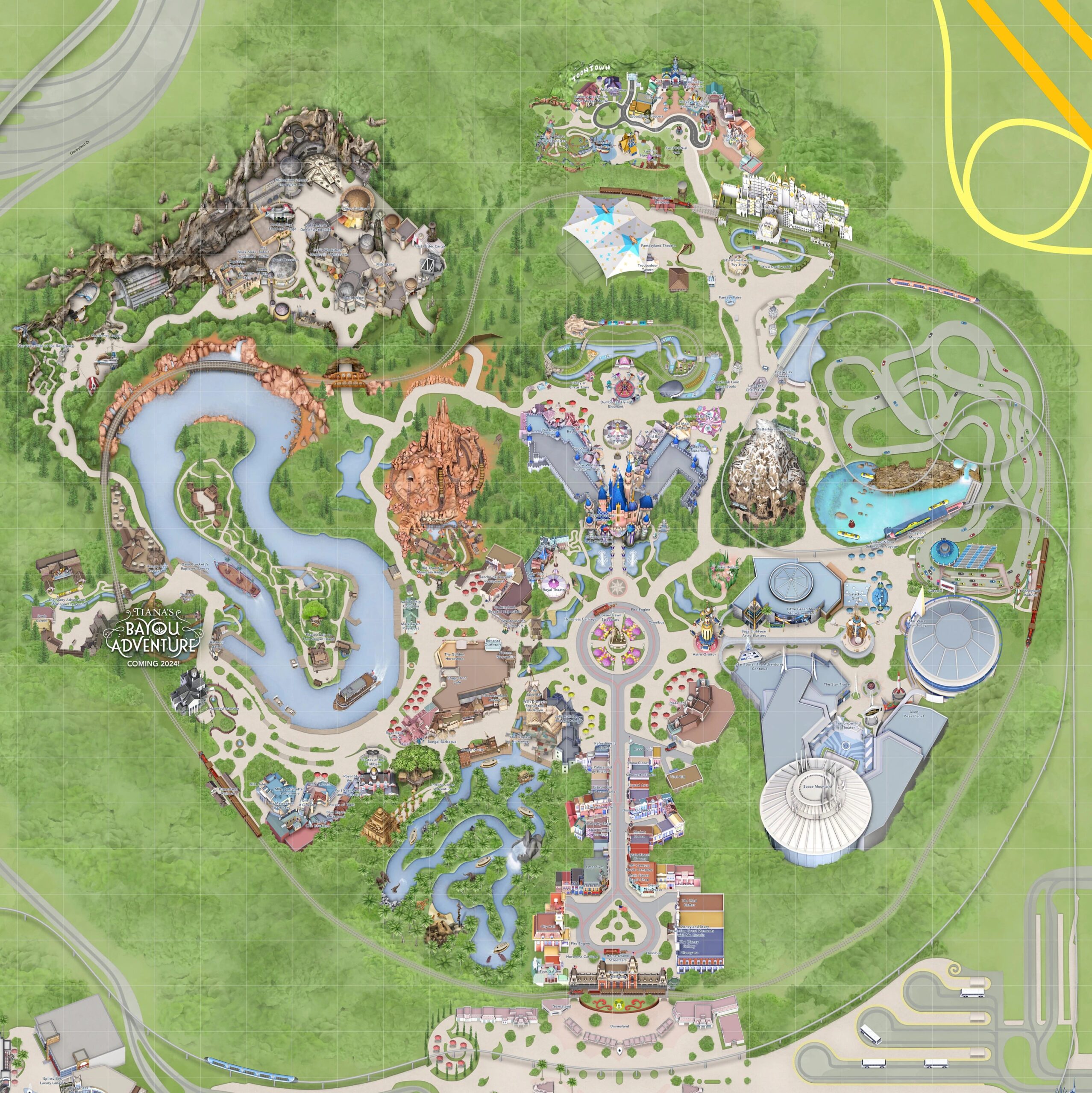 Disneyland Map 2025 Printable