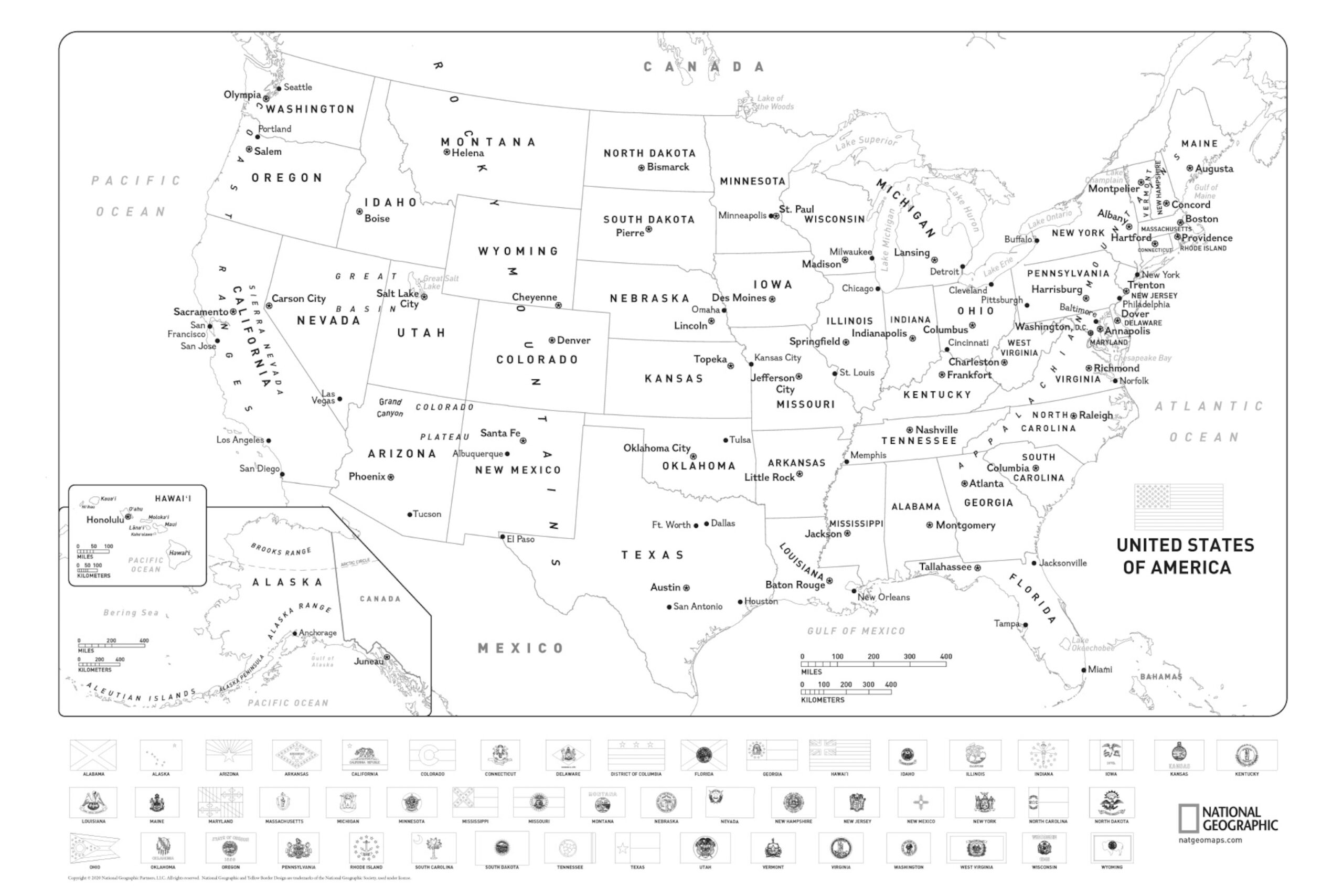Download And Color A Free World Or United States Map With Flags Worksheets Library