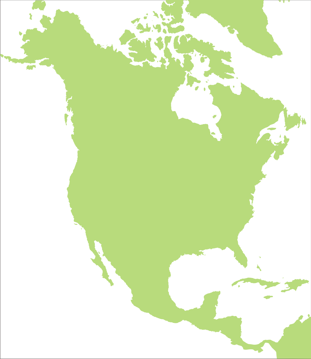 Free Printable Outline Map Of North America