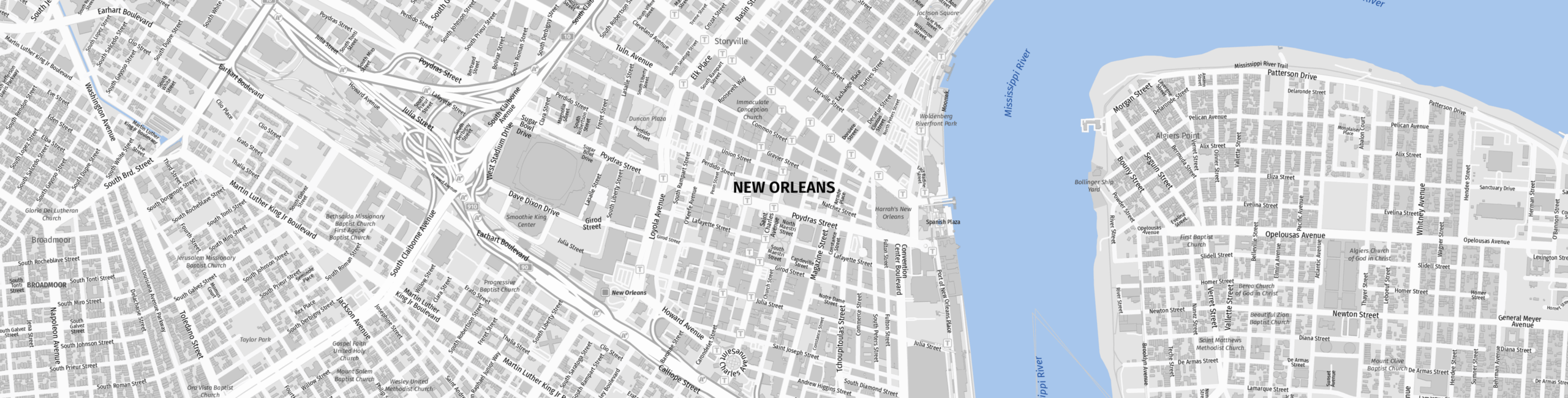New Orleans Walking Map Printable New Orleans Walking Map Printable