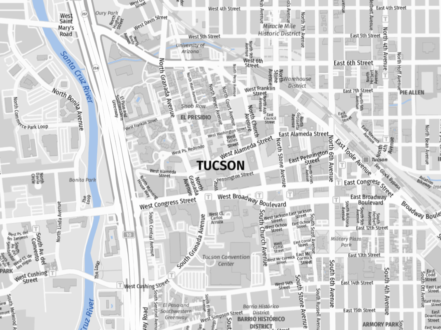 Download Map Tucson