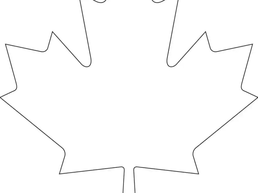 Downloadable Maple Leaf Template For Your Canada Day Crafts Canadian Living