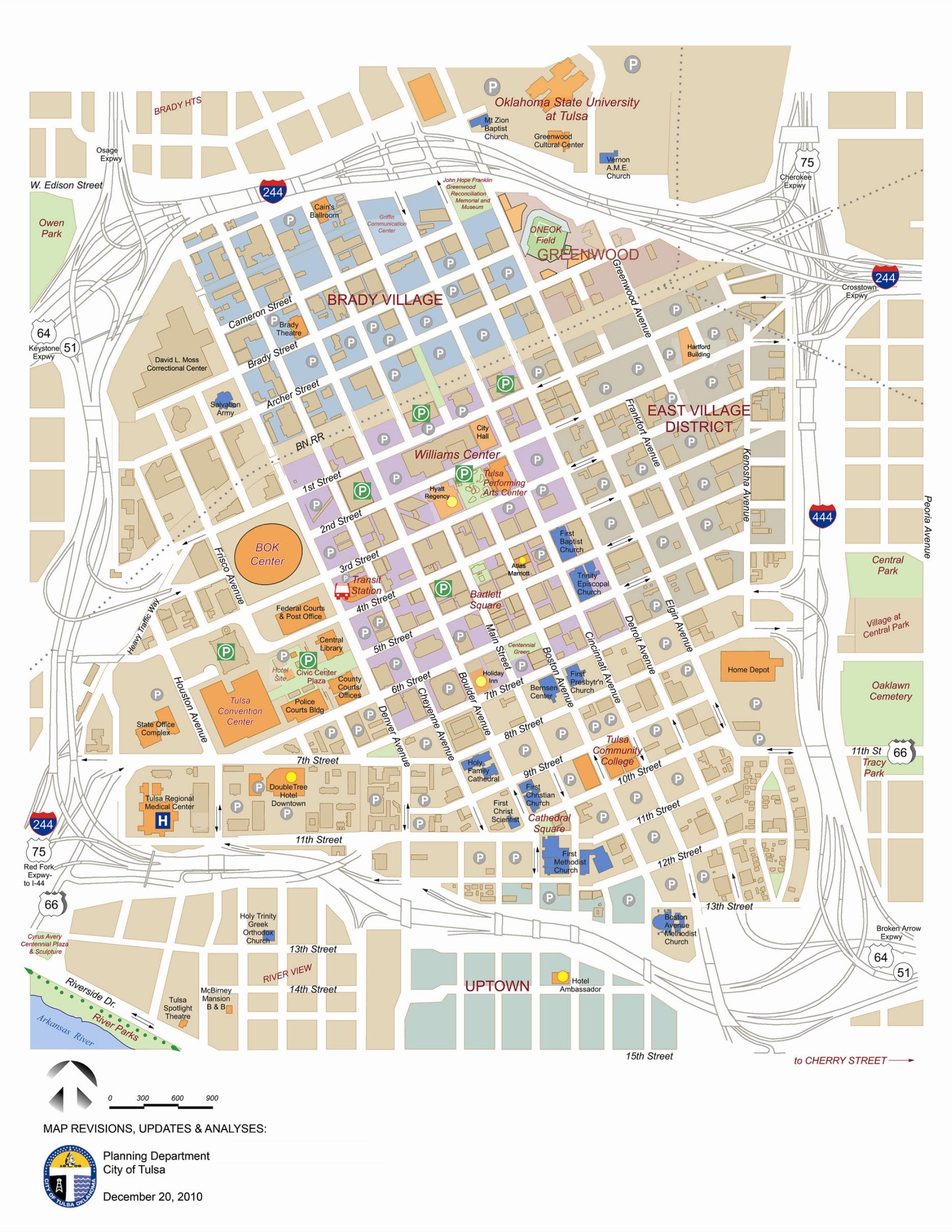 Downtown Tulsa NCAA amp St Patricks Day Map 2023 By TulsaRegionalTourism Issuu