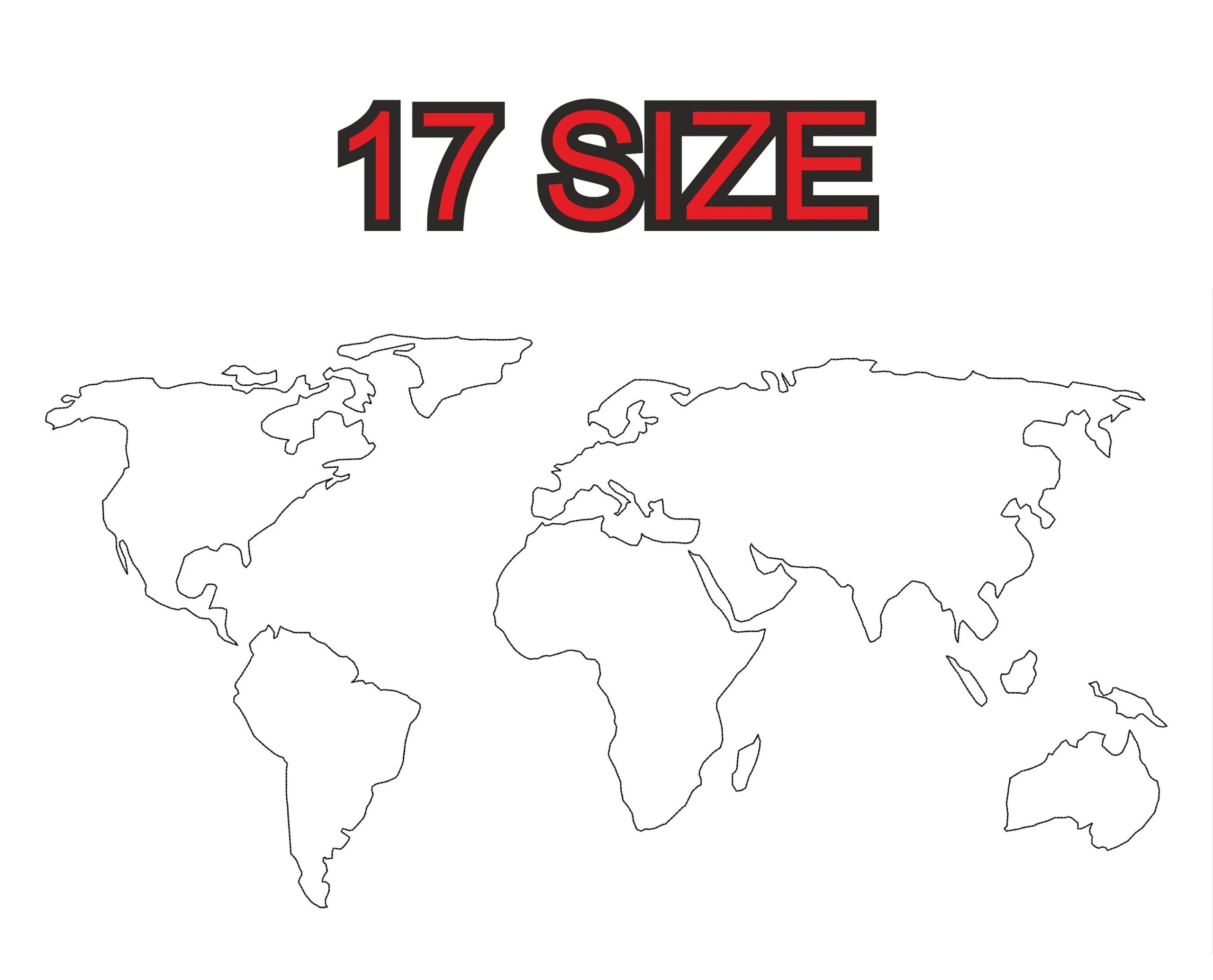 Blank Continent Map Printable