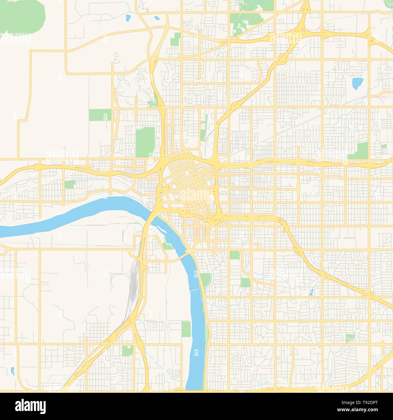 Printable Map Of Tulsa Oklahoma