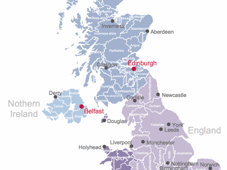 English Cities And Towns Map Map Of England UK Map England Cities Map